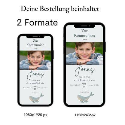 e-Card Einladung Kommunion