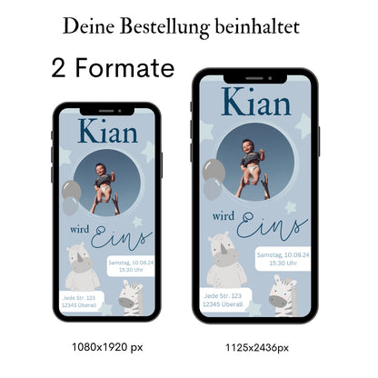 Einladung Baby Geburtstag