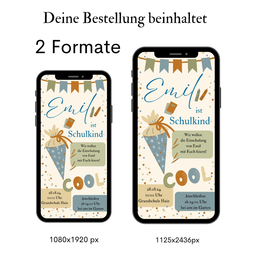 Einladung erster Schultag