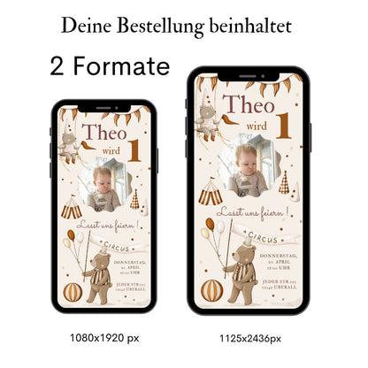 Einladung Kindergeburtstag Zirkus