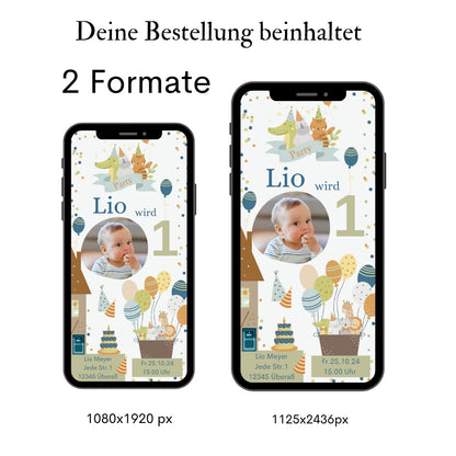Einladung Tiere Kindergeburtstag
