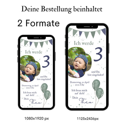 Luftballon Einladung Geburtstag